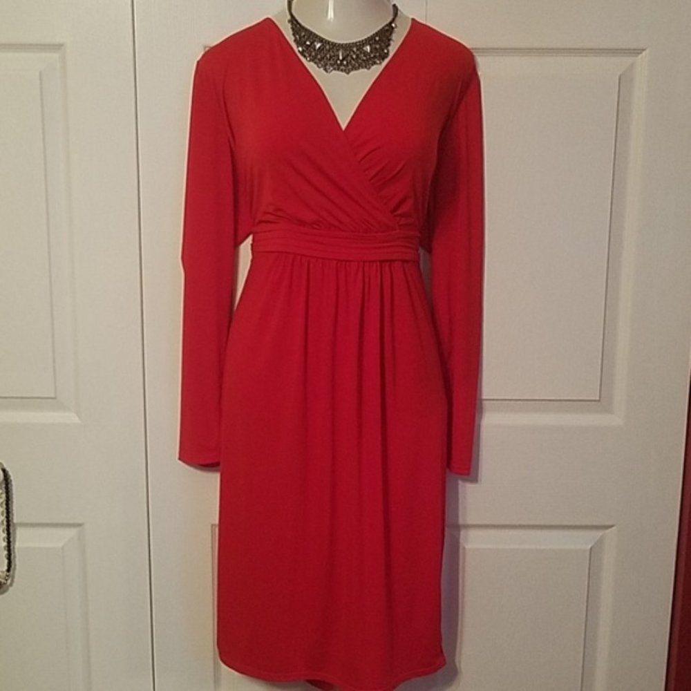 Torrid lipstick red bodycon dress 2X plus size - Picture 4 of 6